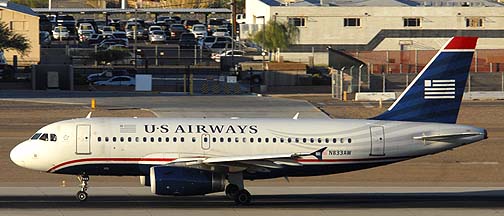 US Airways A319-132 N833AW, October 26, 2010